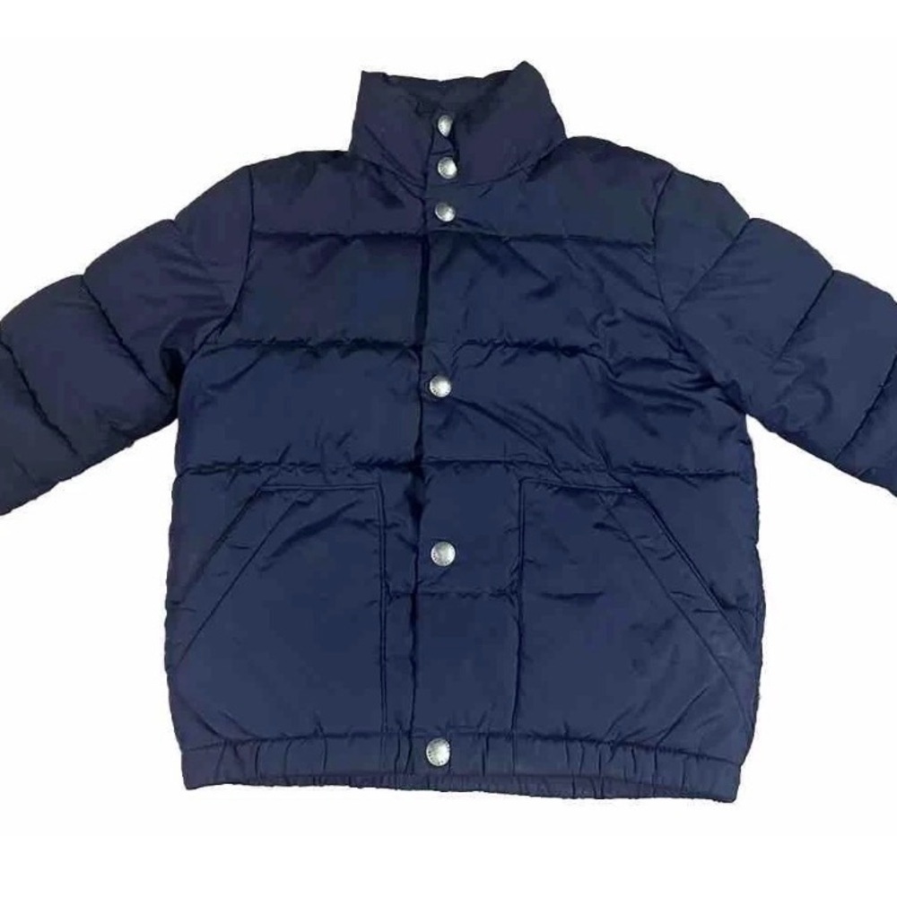GAP Kids Boys Warmest Down Jacket Size XS Extra Small 4/5 Blue